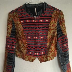 Free People Chic Mid-drift jacket